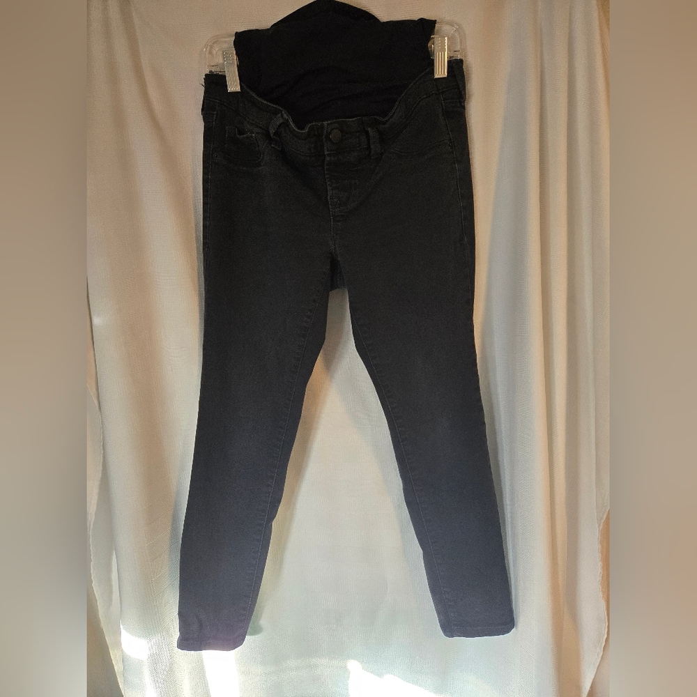 Old Navy Classic Black and Blue Rockstar Maternity Women's Jeans Bundle - Picture 2 of 12
